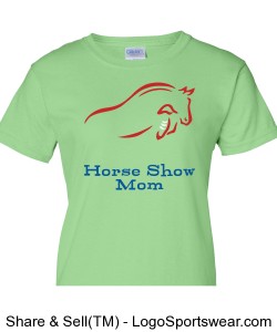 Horse Show Mom Shirt Design Zoom